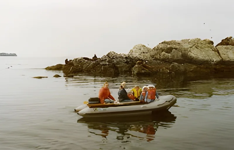 The family on the Zodiac, about 1990